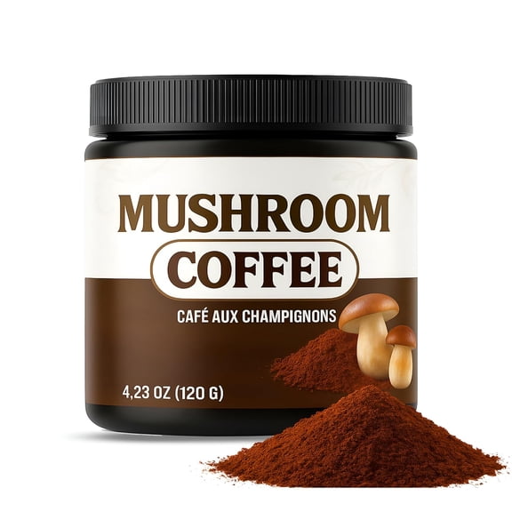 10in1 Mushroom Coffee Smoothies/Latte Organic Mushrooms Ganoderma Coffee  Mixed With Gourmet Arabica Instant Immune Boosting Coffee for Focus & Health Supp