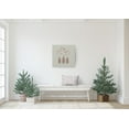 thumbnail image 3 of 20" x 14" Simply Daisy Snow Men In Snowstorm Polyester Accent Pillow, Passion Flower Qty 1, 3 of 3