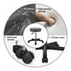 thumbnail image 5 of Taburete rodante KKTONER de piel sintética giratorio en altura ajustable, 5 of 7