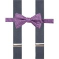thumbnail image 1 of Alfani Nœud Papillon pour Hommes, Bretelles Moyennes, Violet, Taille Unique, 1 of 1