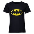 thumbnail image 1 of Batman - Camiseta Logotipo para Adultos Unisex (Negro/Amarillo), 1 of 4