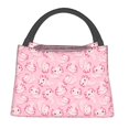thumbnail image 1 of Fotbe happy baby axolotls Bolsa Térmica Portátil con Estampado, Bolsa de Entrega de Alimentos Aislada, Bolsa Reutilizable de Gran Capacidad para Comidas y Supermercado, 1 of 6