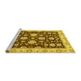 thumbnail image 2 of Ahgly Company Machine Washable Indoor Rectangle Oriental Yellow Traditional Area Rugs, 6' x 9', 2 of 4
