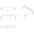 thumbnail image 5 of Jeffrey Alexander 667-96 Rae 3-3/4" Center To Center Handle Cabinet Pull - Nickel, 5 of 6
