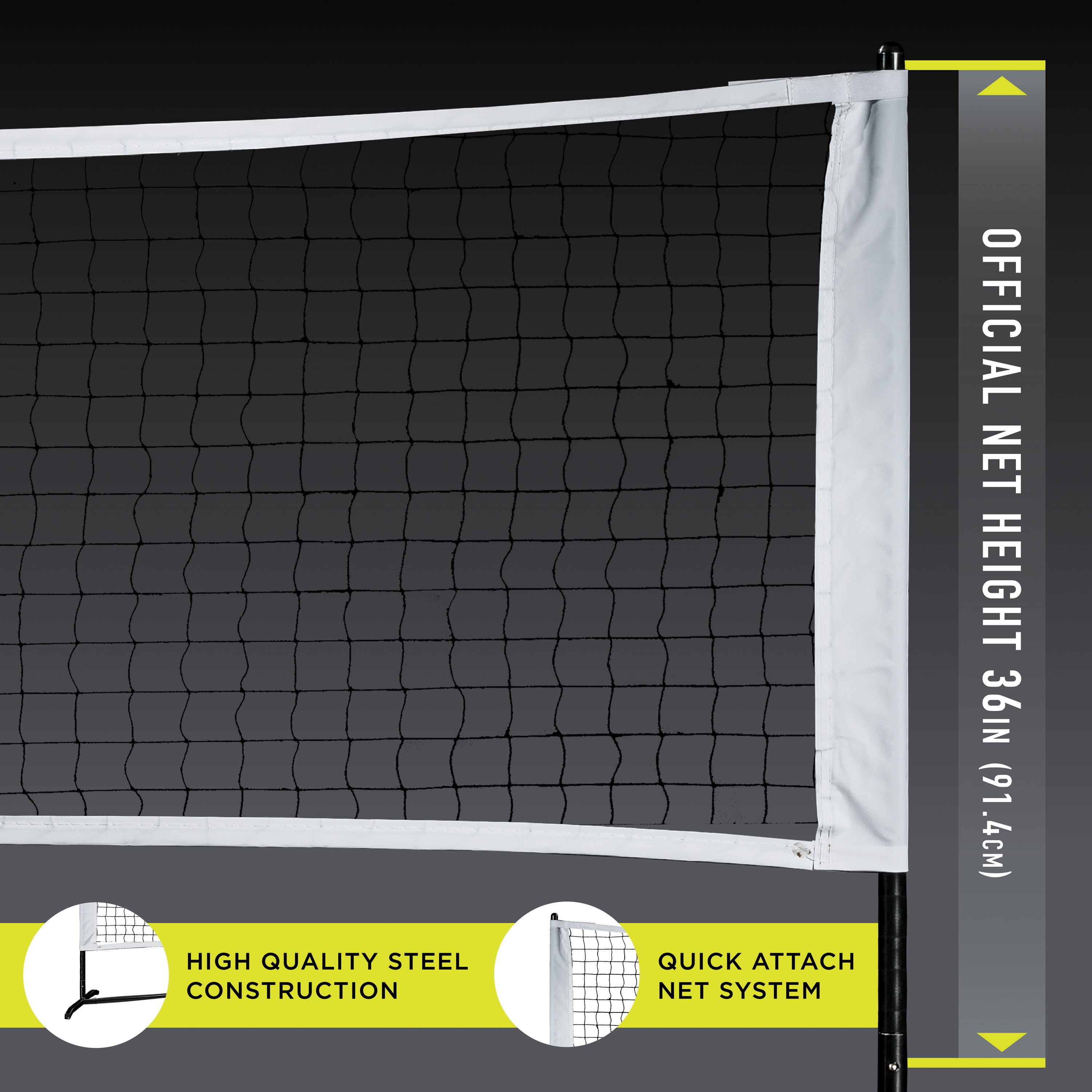 Franklin Sports Half Court Net - Includes 10ft Wide Net, Steel Construction, Multi-Sport Use