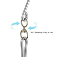 thumbnail image 5 of Uxcell 12'' Double Meat Hooks, 0.27'' Thickness Galvanized Integrated Swivel Meat Hook, 2Pack, 5 of 6