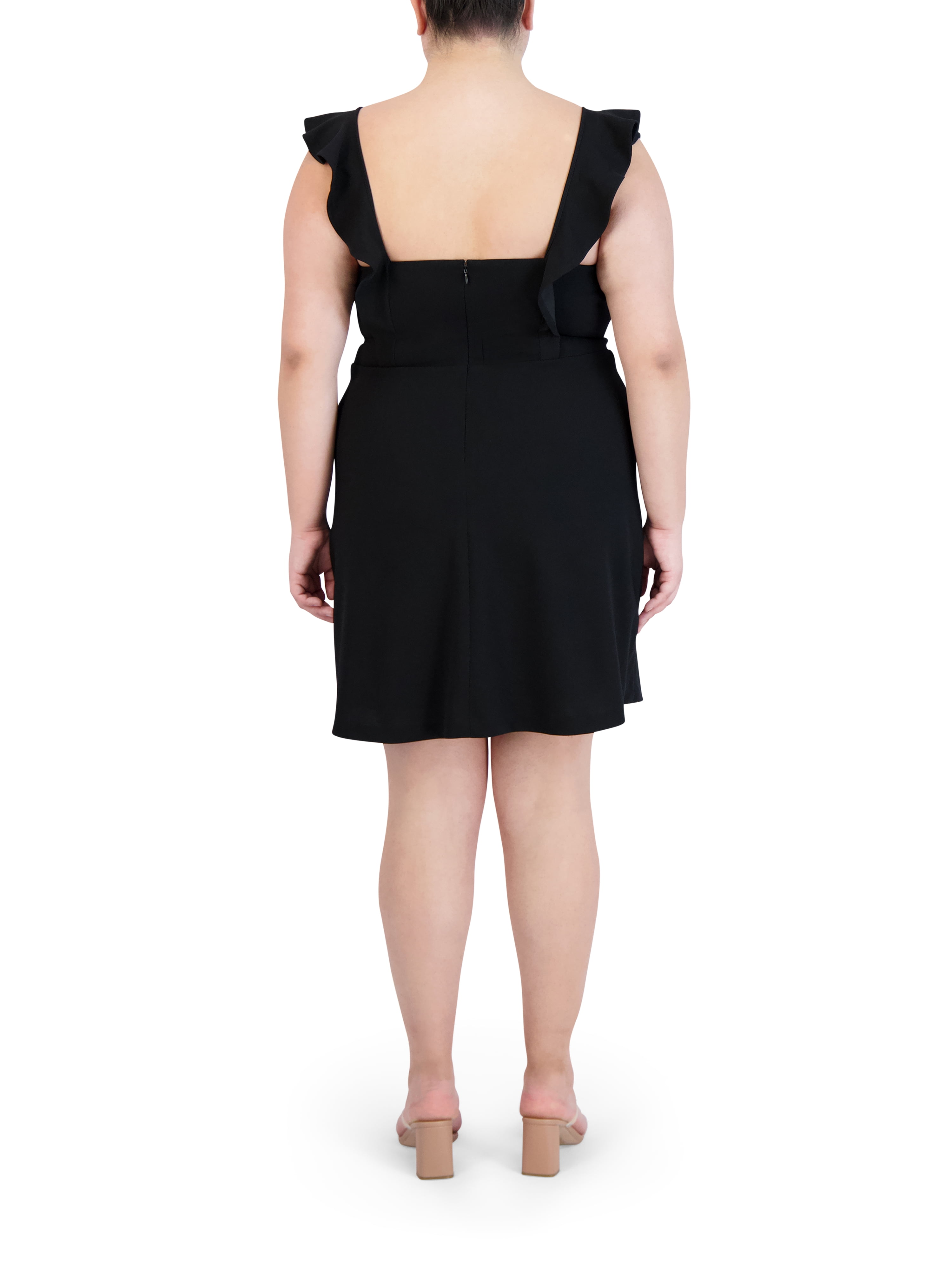 knee length dresses for ladies Aria Tiered Ruffle Mini Dress • Shop American Threads Online Boutique Azalea / L main image 0