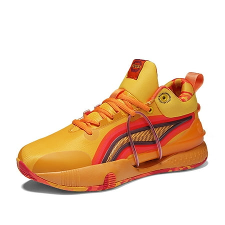 

Men s Trendy High Top Basketball Shoes Breathable Lightweight Sport Sneakers For Running Walking Training