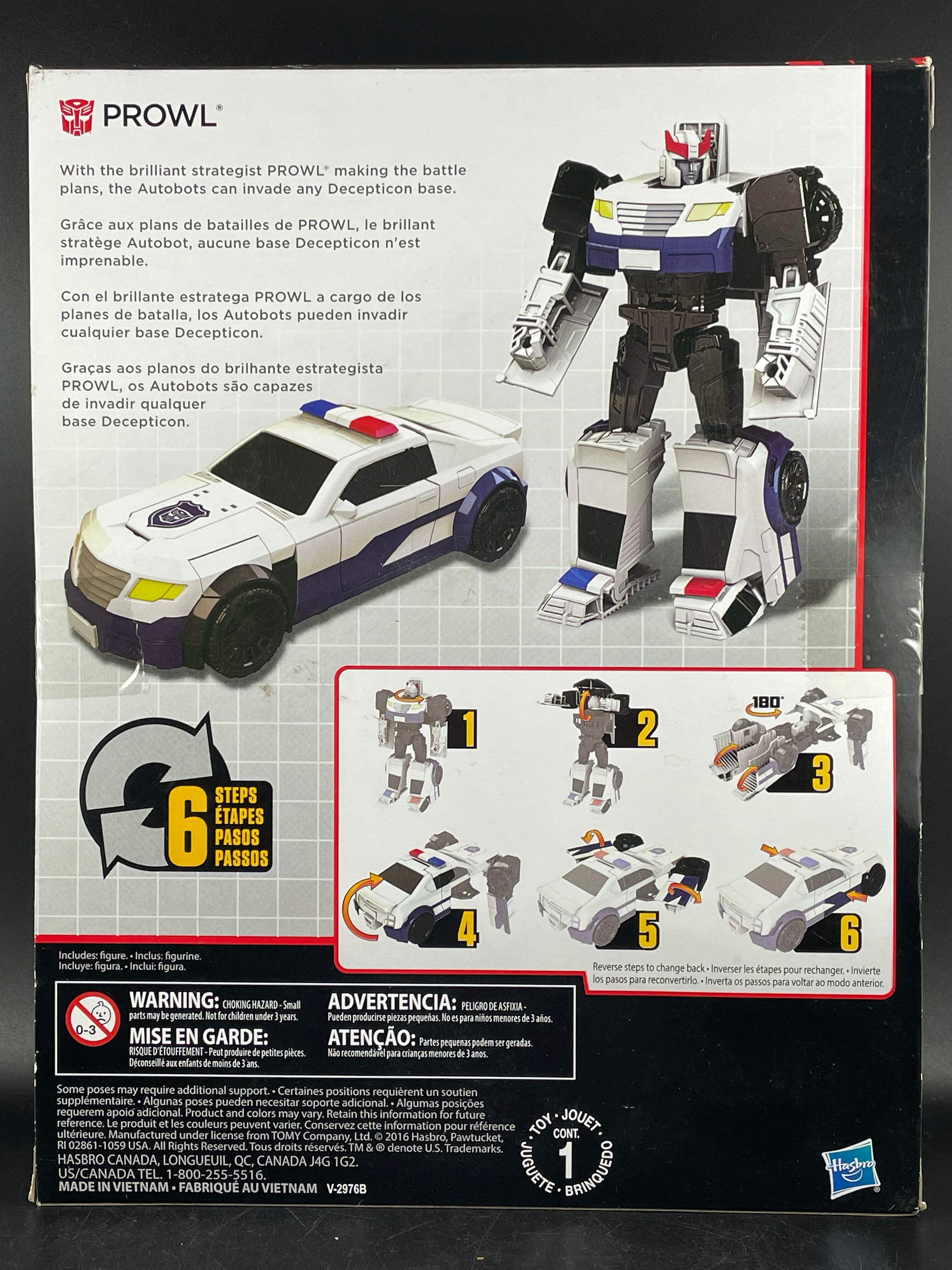 Transformers Generations Cyber Battalion Prowl Figure