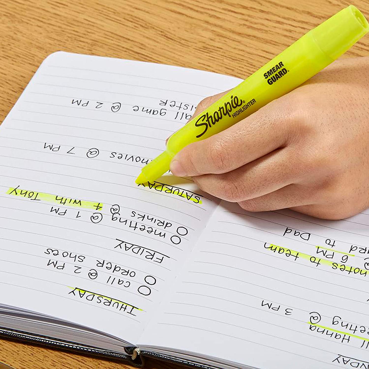 Sharpie Highlighter with Narrow Chisel Tip, Fluorescent