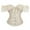 Beige, variant on Women Lace Up Vintage Boned Bustier Corset With Garters Lace Up Boned Overbust Corset Bustier Lingerie Bodyshaper Waist Neoprene Belt Bustier Bodysuit plus Size Corset Jumpsuits for Women Body Aware