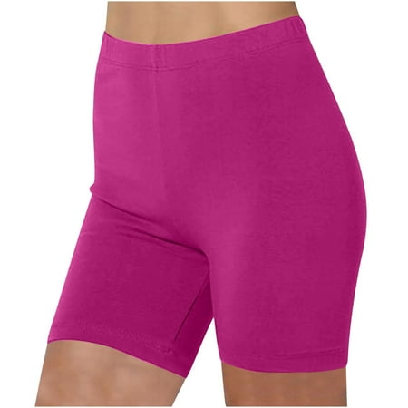 jobturf Biker Shorts Womens High Waisted Workout Running Shorts Tummy Control Boy Shorts Underwear Plus Size Yoga Gym Legging Clearance