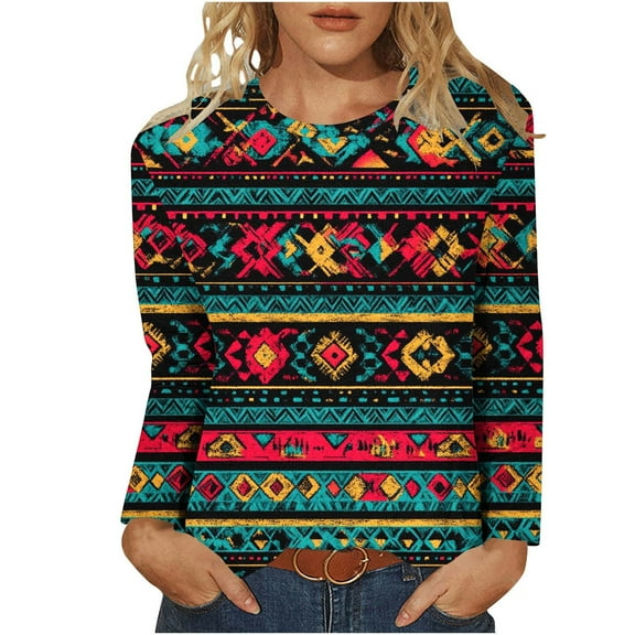 SHE IS My Items Tshirts Shirts for Women Graphic Plus Plus Size Tops for Women Casual Blouses for Women Long Sleeve Tunic Tops Loose Fit