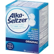 alka seltzer original effervescent tablets 72 count walmart com