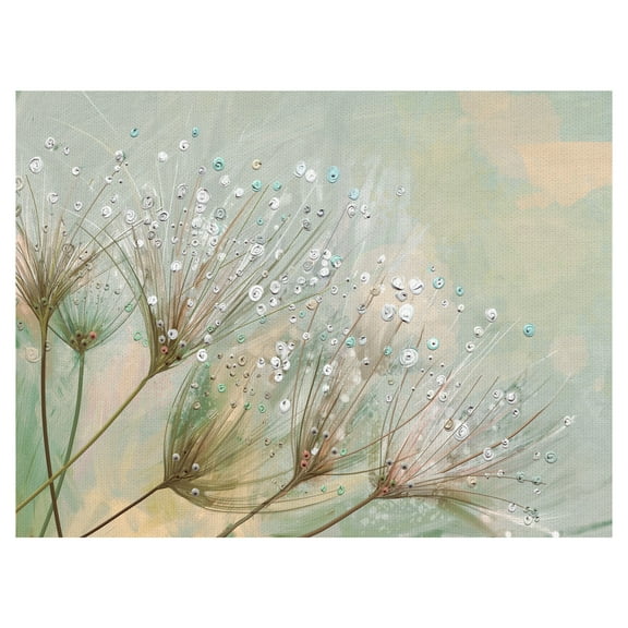 Masterpiece Art Gallery Dewdrop Colors Prairie Smoke by Studio Arts Canvas Art Print 30" x 40"