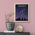 thumbnail image 4 of Designs ByLITA Aquarius Zodiac Sign Night Sky, 8 x 10 White Wall Print Inspirational (Framed) | Home and Office Decor | Astrology Star Sign Bedroom Decoration | Perfect Gift, 4 of 4