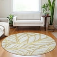 thumbnail image 3 of Dalyn Rugs Premium Machine Washable Mayfield AMF741 Gold 8' x 8' Round Rug, 3 of 6