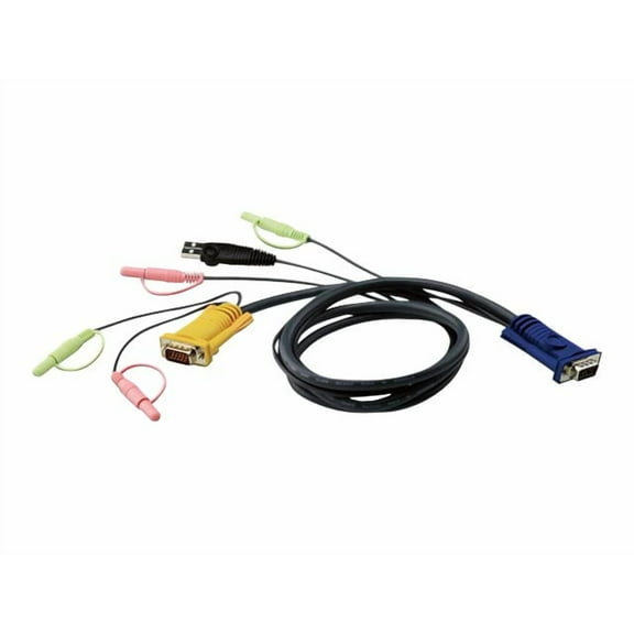 ATEN 10 ft. USB KVM Cable with Audio 2L5303U