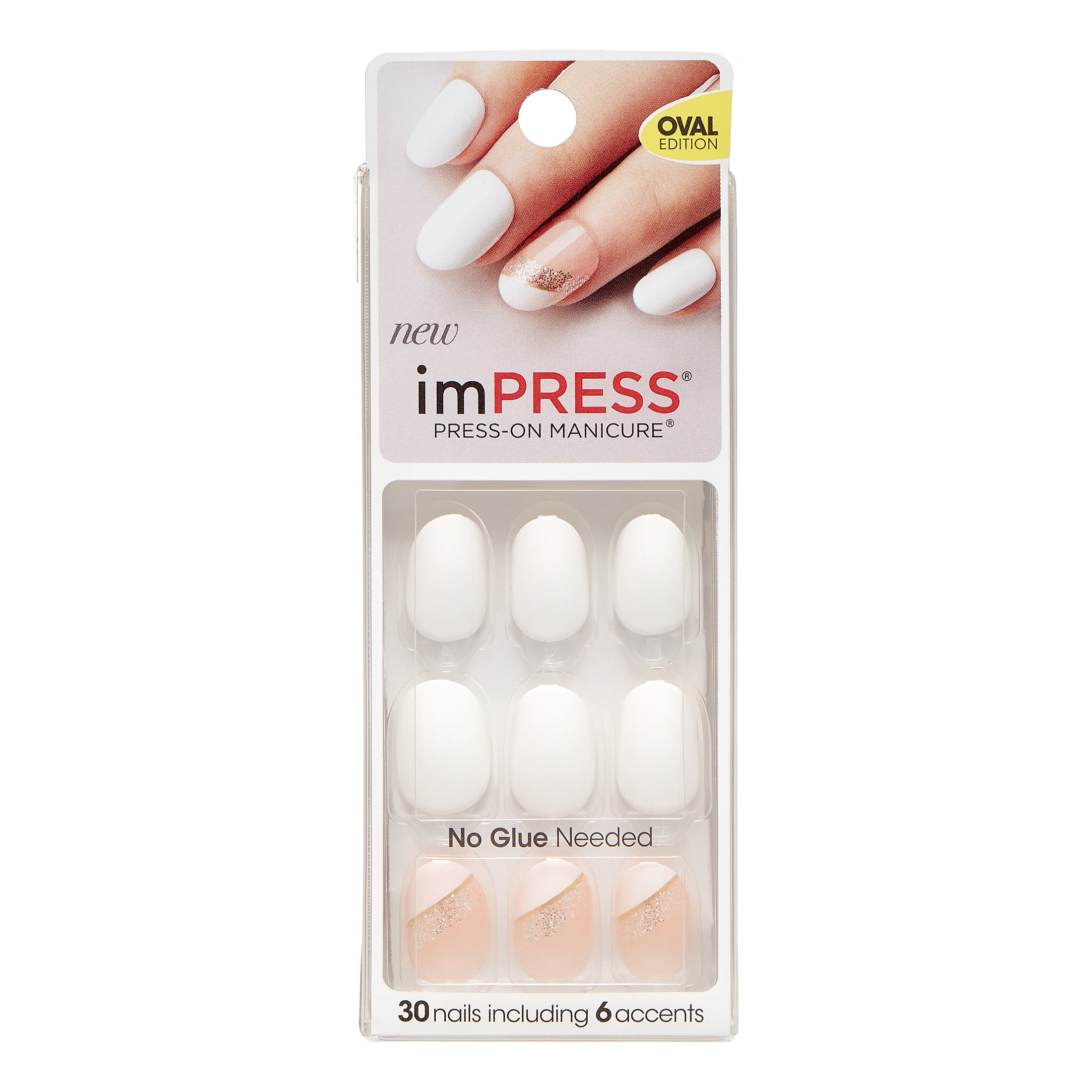 ImPRESS Press-on Nails Gel Manicure - Flowerfields 