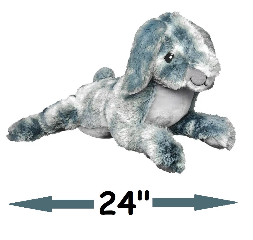 Jumbo Dog Toys Soft Stuffed Plush Cuddle and Play Animal Themes for All Breeds (Both Thumpers Bunnies)
