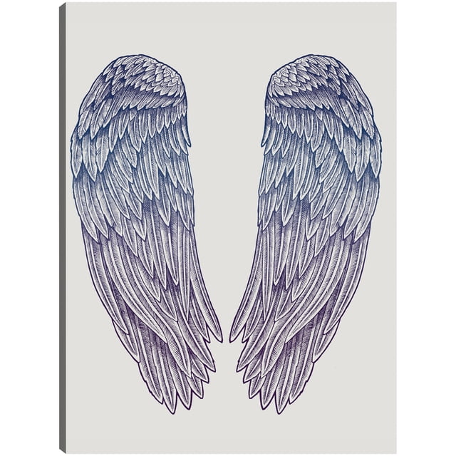Cuadro Decorativo - Alas de angel Jr Impresión en canvas, estrechado.