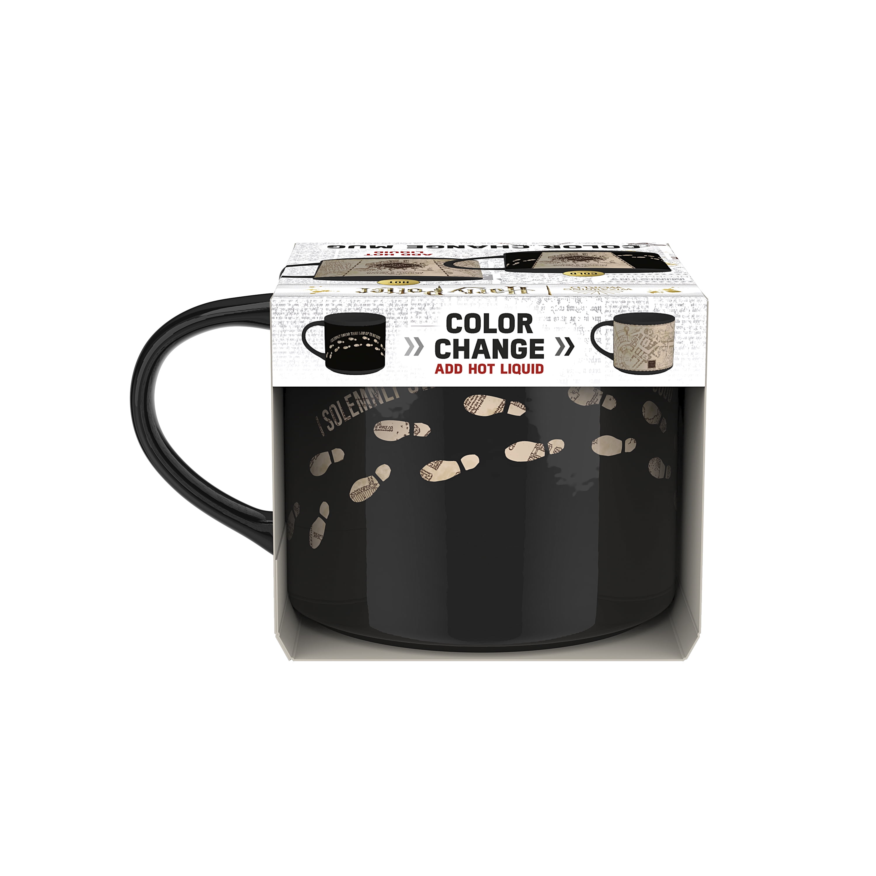Zak Designs 15oz Harry Potter Marauders Map Color Change Ceramic Modern Mug