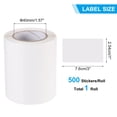 thumbnail image 2 of Colored Thermal Labels 3x1 Inch, 500 Pcs Color Direct Thermal Printer Sticker Label Roll, White, 2 of 6