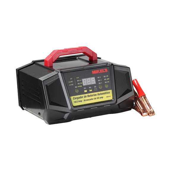 Cargador Baterias Automatico Con Arrancador Practico 12v 50a MIKEL'S CBAA-50