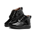 thumbnail image 1 of Zapato Bota Escolar Para Niño Dogi Charol Negro Soporte Arco negro 12.5, 1 of 6