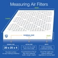 thumbnail image 2 of Nordic Pure 20x25x4 (3-5/8 Actual Depth) MERV 15 Plus Carbon AC Furnace Air Filter, Box of 1, 2 of 5