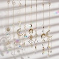 thumbnail image 4 of 1 Box DIY 8 Sets Sun Catchers Kit Moon Suncatchers Gold Star Crescent Hanging Suncatcher with Rainbow Maker for Windows Indoor Outdoor Home Garden Party Wedding Decor Gifts colorful, 4 of 5