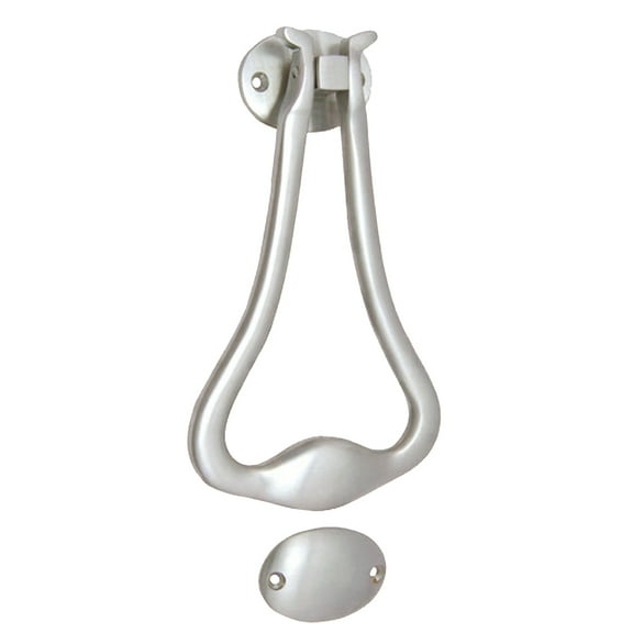 Shristy Hardware  "Jether" Brass Door Knocker- (Pack of 1 Satin Nickel Finish)