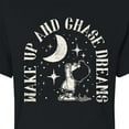thumbnail image 3 of Peanuts - Wake Up And Chase Dreams - Juniors Cropped Cotton Blend T-Shirt, 3 of 6