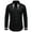 Black, variant on JURANMO Men's Dress Shirts Long Sleeve Button Down Shirt Gold Print Luxury Shirts 2024 Trendy Fall Shirts Deals of the Day White L