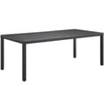 thumbnail image 6 of Modway Convene 9 Piece Outdoor Patio Dining Set in Espresso Red, 6 of 7