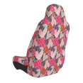 thumbnail image 2 of Wukai Hearts for Valentines day Full Set Car Seat Covers with Soft Padding Universal Auto Front Seats Protector and Cushion Mat, 2 of 5