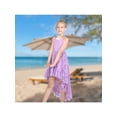 thumbnail image 5 of Sunny Fashion Girls Dress Lilac Lace Floral Hi-lo Strap Summer Holiday Elegant Princess 10 Years, 5 of 7