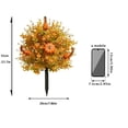 thumbnail image 5 of 2pcs Halloween Artificial Plants and Flowers, Faux Green Plants for Courtyard Garden Home Decor, 8.7 x 3.9 x 3.9 Inches Each, 5 of 7