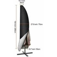 thumbnail image 4 of Waterproof parasol cover in Oxford fabric, 265 cm high, black color., 4 of 5