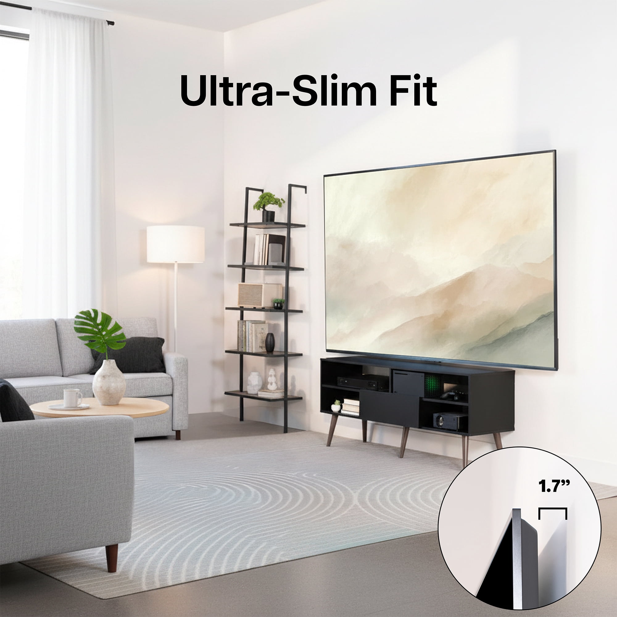 VIVO No Stud TV Wall Mount for Drywall, Fits 32 to 100 inch Screens