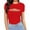 Red, variant on Prolriy Date Outfits, Summer Tops Short Sleeve Shirts for Women Sexy Tops Y2K Shirts Cutout Tops Womens Tops Black L