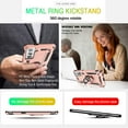 thumbnail image 4 of Compatible for Samsung Galaxy S21 5G Case 6.2-inch with HD Screen Protector,  Military-Grade Protective Phone Case with Magnetic Kickstand Ring for Samsung Galaxy S21 Rose Gold, 4 of 14