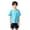 V54-Sky Blue, variant on WhouRiu Boys Summer Athletic Outfits Short Sleeve Tees And Shorts Sets Kids Sports Clothes