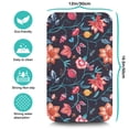 thumbnail image 7 of Decorative 19.5x12in Floral Coffee Drying MatNavy Blue, Highly Absorbent Diatom Mud Pad, Coffee Mat Reversible with Hanging Loop for Kitchen Counter Sink, 7 of 7