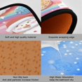thumbnail image 2 of 2-Piece Kitchen Rugs Set Non-Slip Mats Carpet Floor for Kitchen, Bathroom (19.7"x27.6" & 19.7"x47.2") Cartoon-style Santa Claus, 2 of 7
