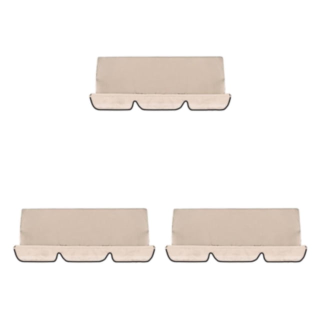 Transemion Anti-scalding And Heat Insulation Waterproof Swings Cushion Covers For Outdoor off-white 3Set