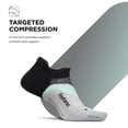 thumbnail image 3 of Feetures Elite Light Cushion No Show Tab Ankle Socks - Sport Sock with Targeted Compression - Mint Chip , Medium (1 Pair), 3 of 7
