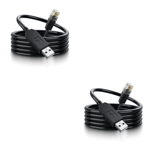 2pcs  USB RJ11 Power Cord for Beltronics Valentine One V1 Gen2 Gen1 Radar Detector 1.5m