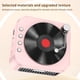 thumbnail image 5 of Reproductor de discos inalámbrico pequeño retro con efecto de sonido envolvente giratorio con cinta magnética Bluetooth 5.3, altavoz pequeño de escritorio con Bluetooth, 5 of 9