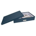 thumbnail image 2 of Bigso Sverker Fiberboard Legal and Art Storage Box for Papers | Blue, 2 of 7